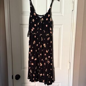 Torrid Black Floral Dress